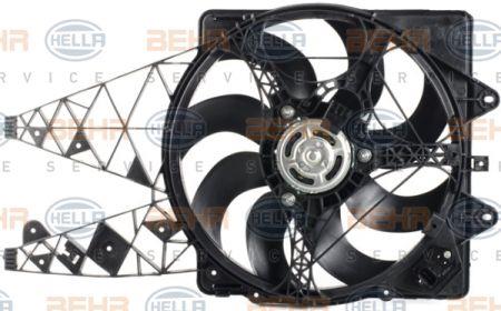 Behr-Hella 8EW 351 042-671 Hub, engine cooling fan wheel 8EW351042671
