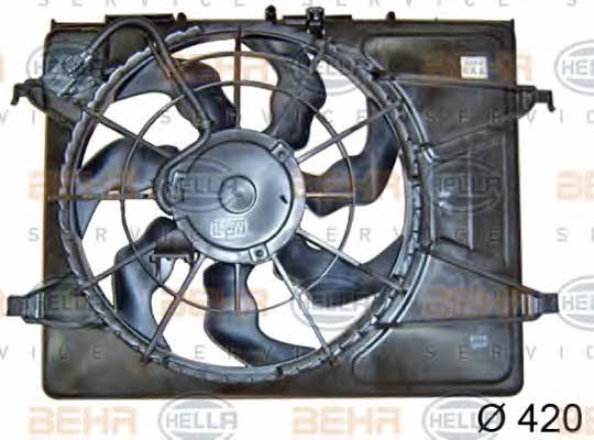 Behr-Hella 8EW 351 042-761 Hub, engine cooling fan wheel 8EW351042761