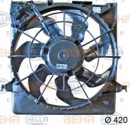 Behr-Hella 8EW 351 042-791 Hub, engine cooling fan wheel 8EW351042791