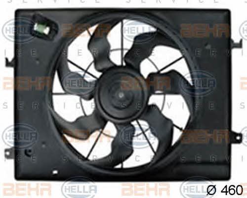 Behr-Hella 8EW 351 043-061 Hub, engine cooling fan wheel 8EW351043061