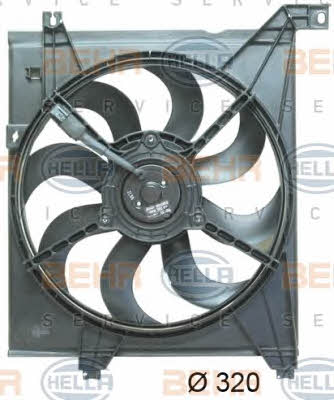 Behr-Hella 8EW 351 043-181 Hub, engine cooling fan wheel 8EW351043181