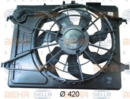 Behr-Hella 8EW 351 043-191 Hub, engine cooling fan wheel 8EW351043191