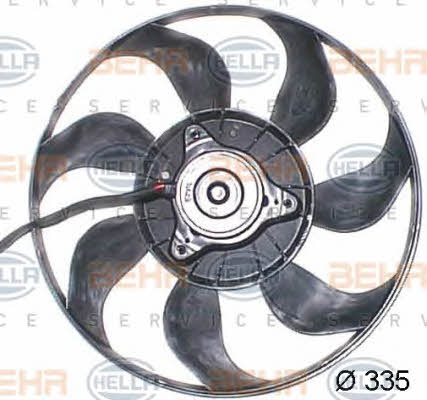 Behr-Hella 8EW 351 043-591 Hub, engine cooling fan wheel 8EW351043591