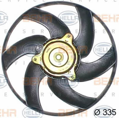Behr-Hella 8EW 351 043-641 Hub, engine cooling fan wheel 8EW351043641