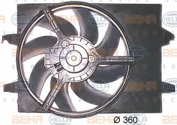Behr-Hella 8EW 351 043-661 Hub, engine cooling fan wheel 8EW351043661