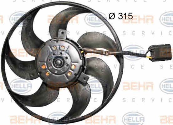 Hub, engine cooling fan wheel Behr-Hella 8EW 351 044-071