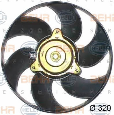 Behr-Hella 8EW 351 044-121 Hub, engine cooling fan wheel 8EW351044121