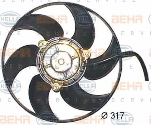 Behr-Hella 8EW 351 044-181 Hub, engine cooling fan wheel 8EW351044181