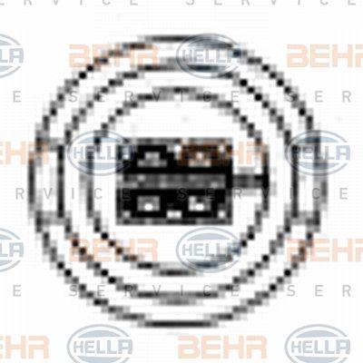 Behr-Hella 8EW 351 044-481 Hub, engine cooling fan wheel 8EW351044481