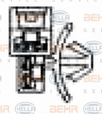 Behr-Hella 8EW 351 044-491 Hub, engine cooling fan wheel 8EW351044491