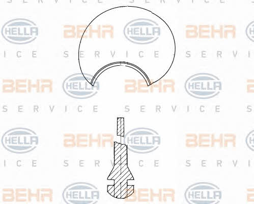 Behr-Hella 8EW 376 741-691 Fan assy - heater motor 8EW376741691