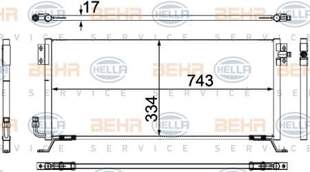 Behr-Hella 8FC 351 024-111 Cooler Module 8FC351024111