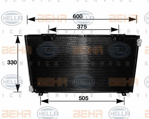 Behr-Hella 8FC 351 036-591 Cooler Module 8FC351036591