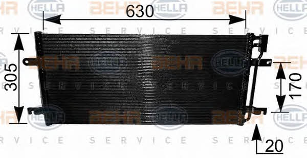 Behr-Hella 8FC 351 037-701 Cooler Module 8FC351037701