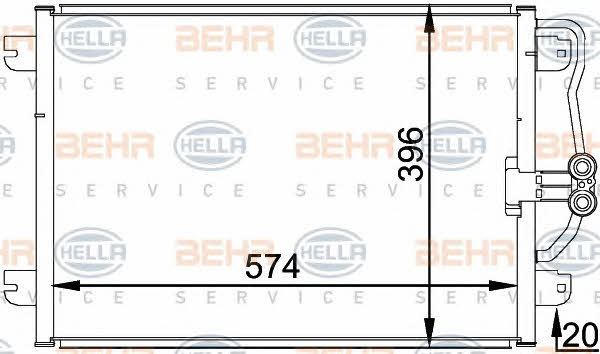 Behr-Hella 8FC 351 037-751 Cooler Module 8FC351037751