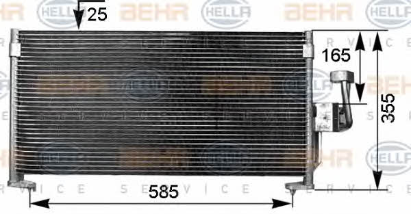 Behr-Hella 8FC 351 038-471 Cooler Module 8FC351038471