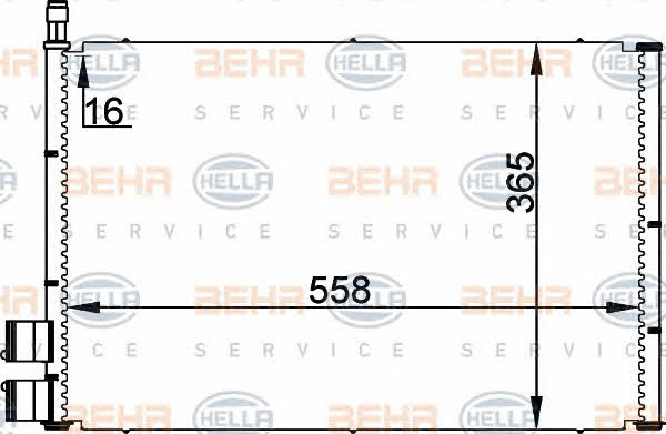 Behr-Hella 8FC 351 300-351 Cooler Module 8FC351300351