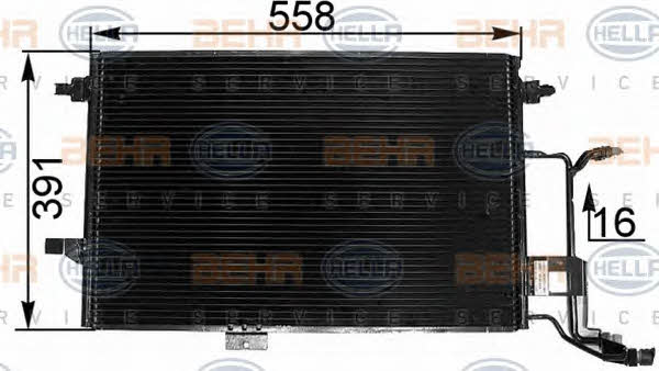 Behr-Hella 8FC 351 300-381 Cooler Module 8FC351300381