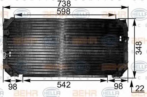 Behr-Hella 8FC 351 300-521 Cooler Module 8FC351300521