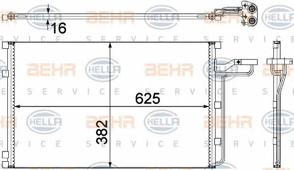 Behr-Hella 8FC 351 307-621 Cooler Module 8FC351307621