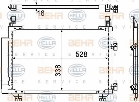 Behr-Hella 8FC 351 307-661 Cooler Module 8FC351307661