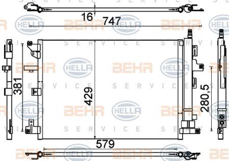 Behr-Hella 8FC 351 310-601 Cooler Module 8FC351310601