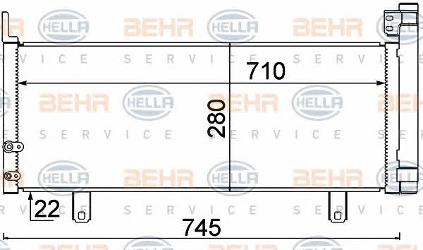 Behr-Hella 8FC 351 310-651 Cooler Module 8FC351310651