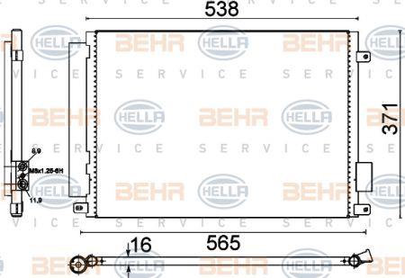 Behr-Hella 8FC 351 310-671 Cooler Module 8FC351310671