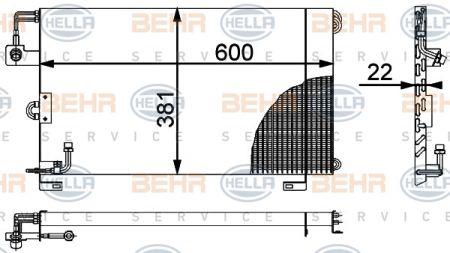 Behr-Hella 8FC 351 317-211 Cooler Module 8FC351317211