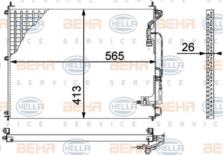 Behr-Hella 8FC 351 317-221 Cooler Module 8FC351317221