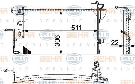 Behr-Hella 8FC 351 317-311 Cooler Module 8FC351317311
