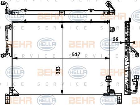 Behr-Hella 8FC 351 317-431 Cooler Module 8FC351317431