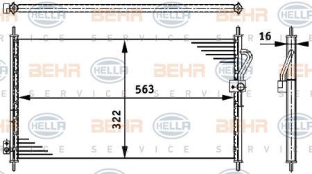 Behr-Hella 8FC 351 317-701 Cooler Module 8FC351317701