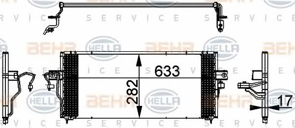 Behr-Hella 8FC 351 317-731 Cooler Module 8FC351317731