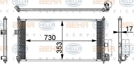 Behr-Hella 8FC 351 317-751 Cooler Module 8FC351317751