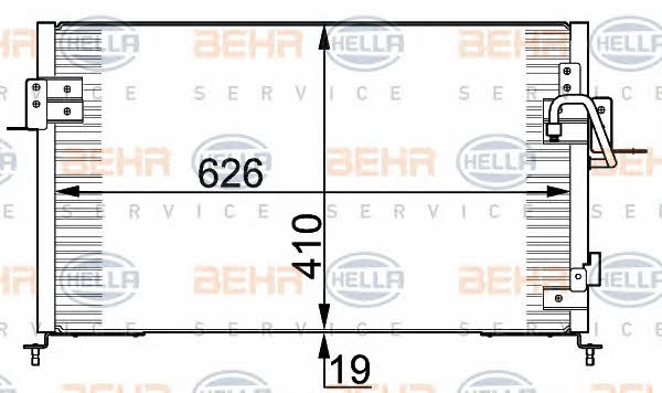 Cooler Module Behr-Hella 8FC 351 318-001