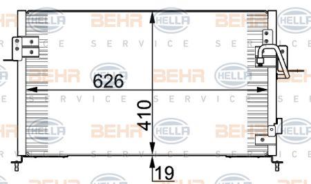 Behr-Hella 8FC 351 318-001 Cooler Module 8FC351318001