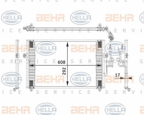 Cooler Module Behr-Hella 8FC 351 318-051