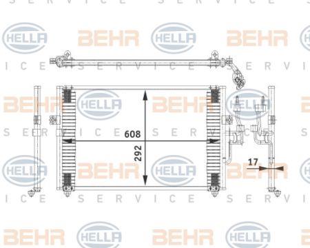 Behr-Hella 8FC 351 318-051 Cooler Module 8FC351318051