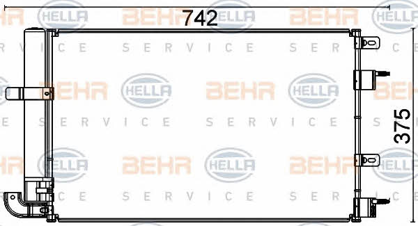 Behr-Hella 8FC 351 318-601 Cooler Module 8FC351318601