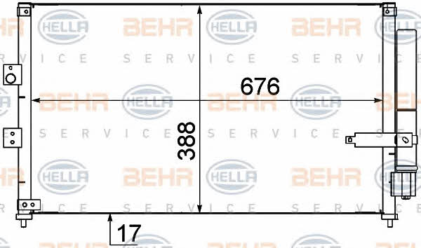 Behr-Hella 8FC 351 318-611 Cooler Module 8FC351318611