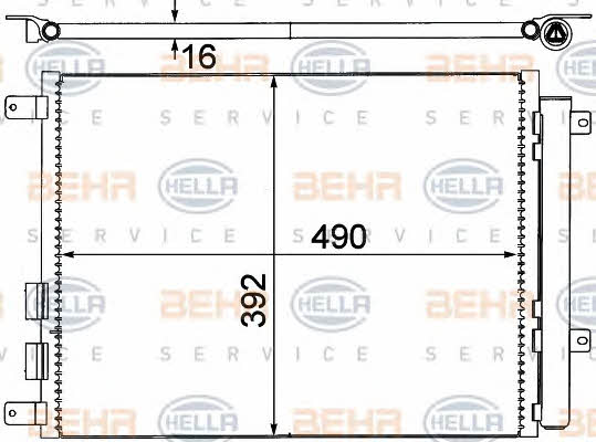 Behr-Hella 8FC 351 318-641 Cooler Module 8FC351318641