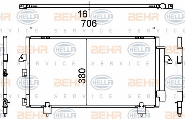 Behr-Hella 8FC 351 318-711 Cooler Module 8FC351318711