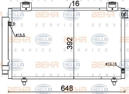 Behr-Hella 8FC 351 318-731 Cooler Module 8FC351318731