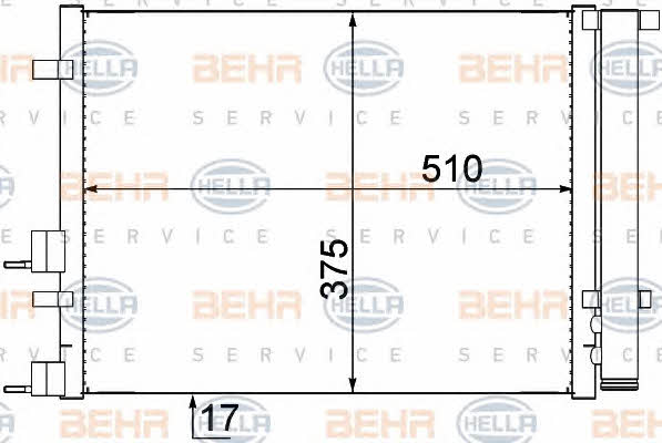 Behr-Hella 8FC 351 319-391 Cooler Module 8FC351319391