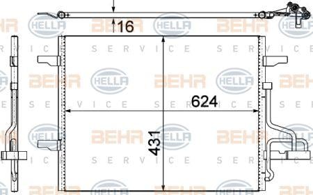Behr-Hella 8FC 351 319-401 Cooler Module 8FC351319401