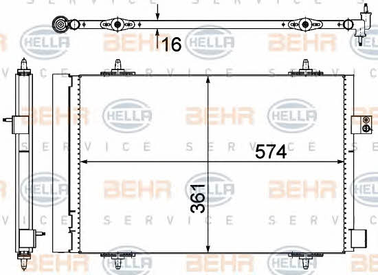 Behr-Hella 8FC 351 319-451 Cooler Module 8FC351319451