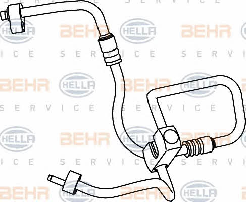 Behr-Hella 9GS 351 337-021 Coolant pipe 9GS351337021