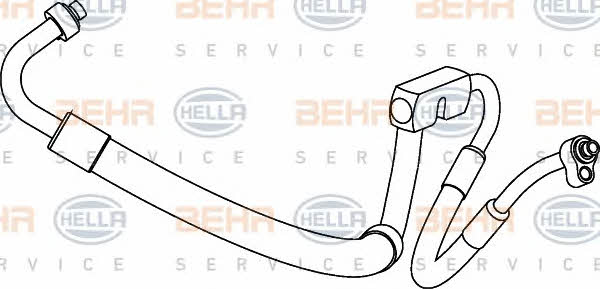 Behr-Hella 9GS 351 337-051 Coolant pipe 9GS351337051