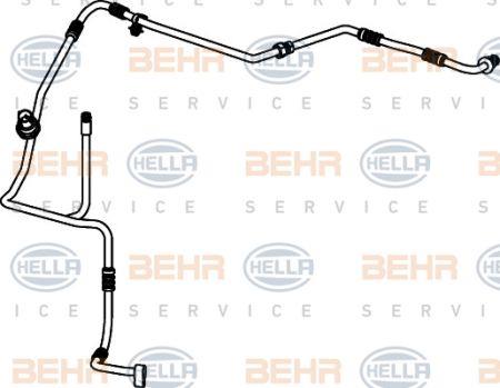 Behr-Hella 9GS 351 337-101 Coolant pipe 9GS351337101